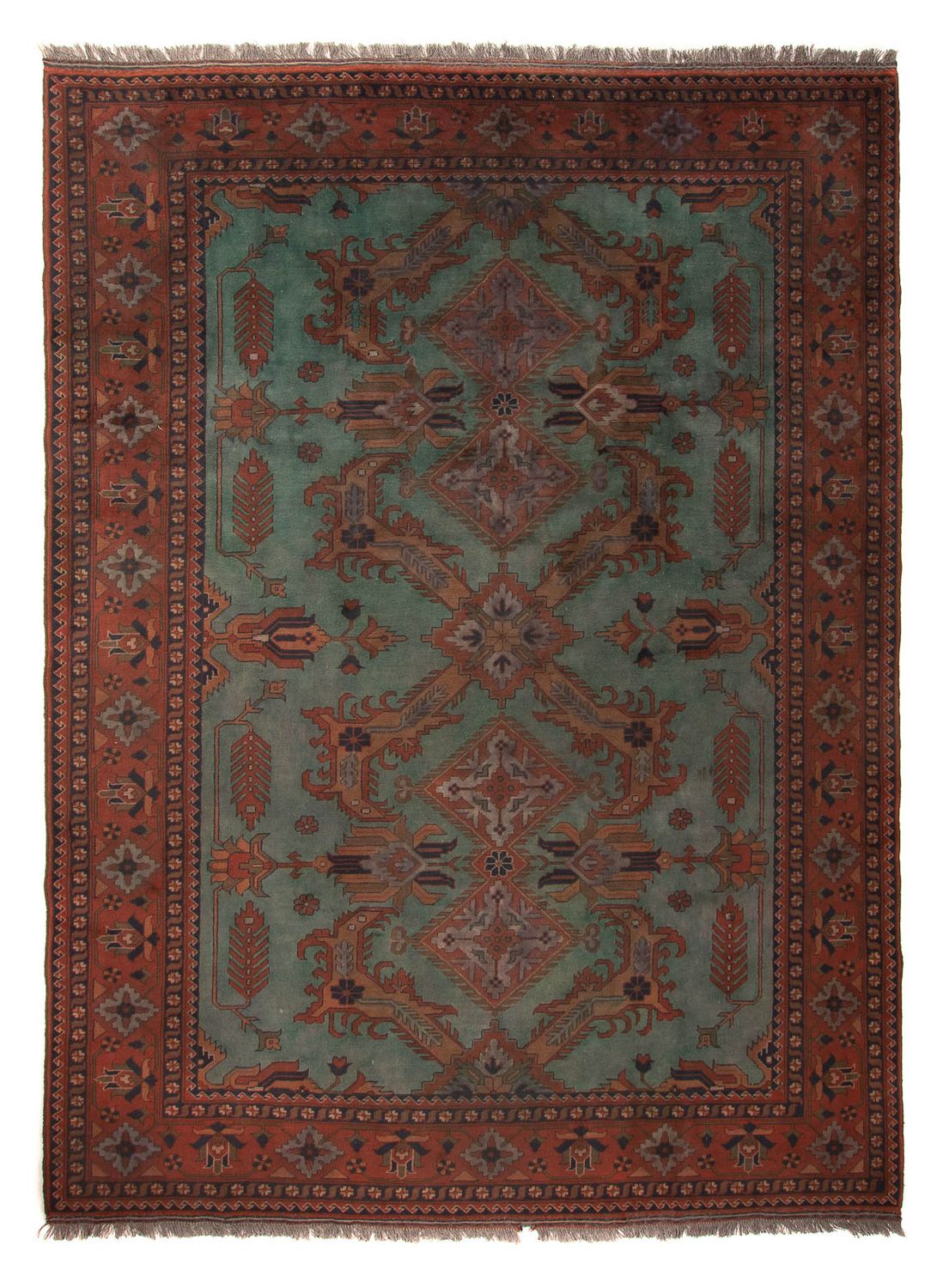 Tappeto afgano - Hatschlu - 307 x 220 cm - marrone