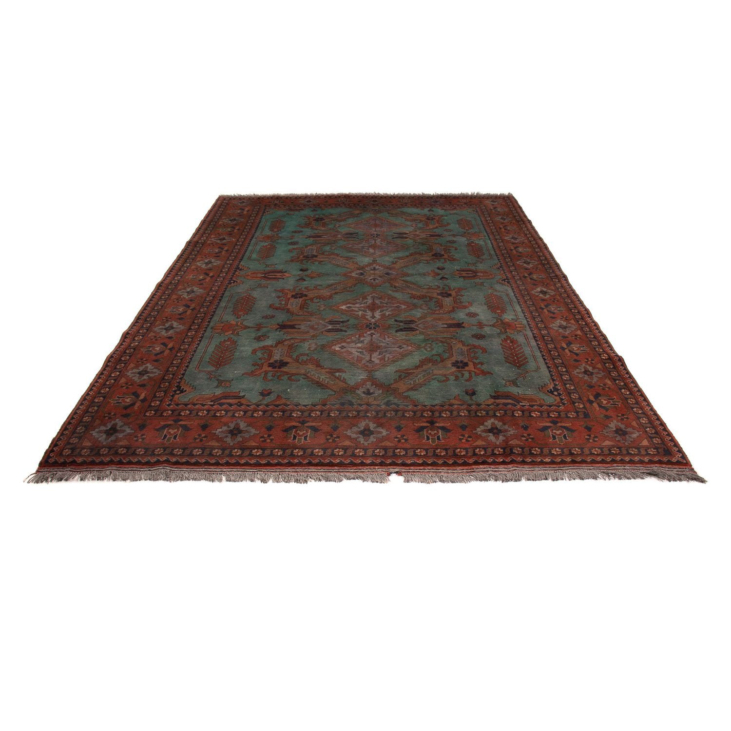 Tappeto afgano - Hatschlu - 307 x 220 cm - marrone