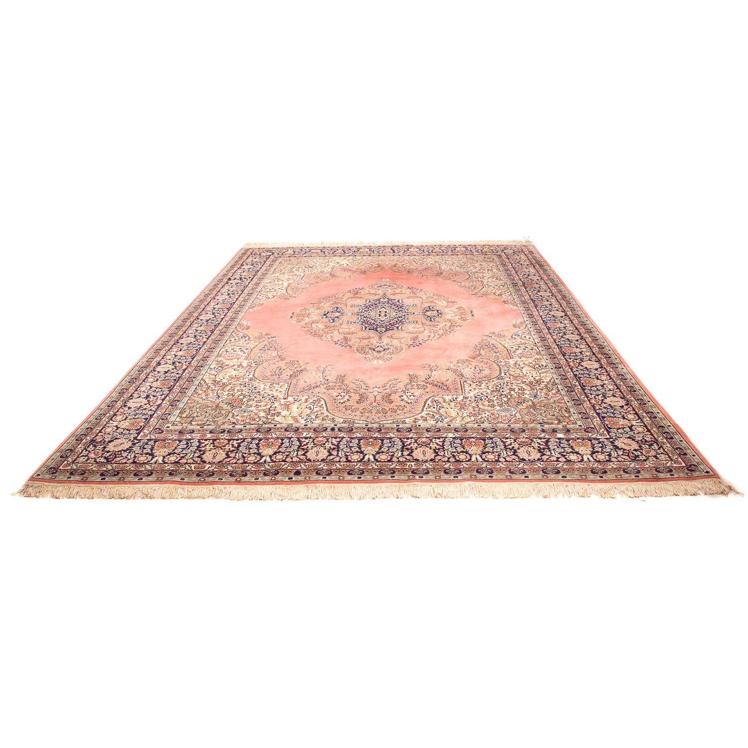 Tappeto orientale - Keshan - Indo - 383 x 283 cm - beige