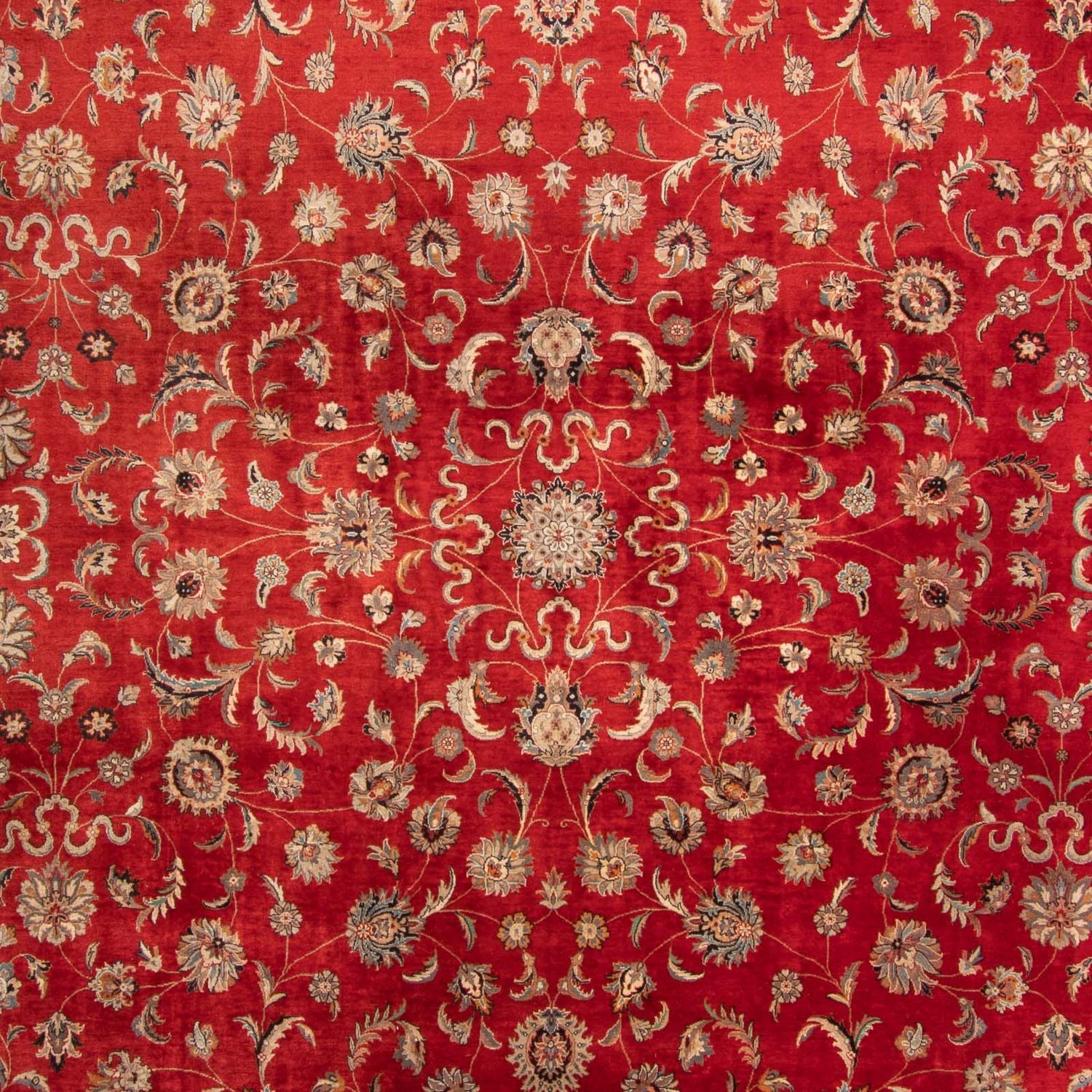 Tappeto orientale - Tabriz - 363 x 280 cm - rosso scuro
