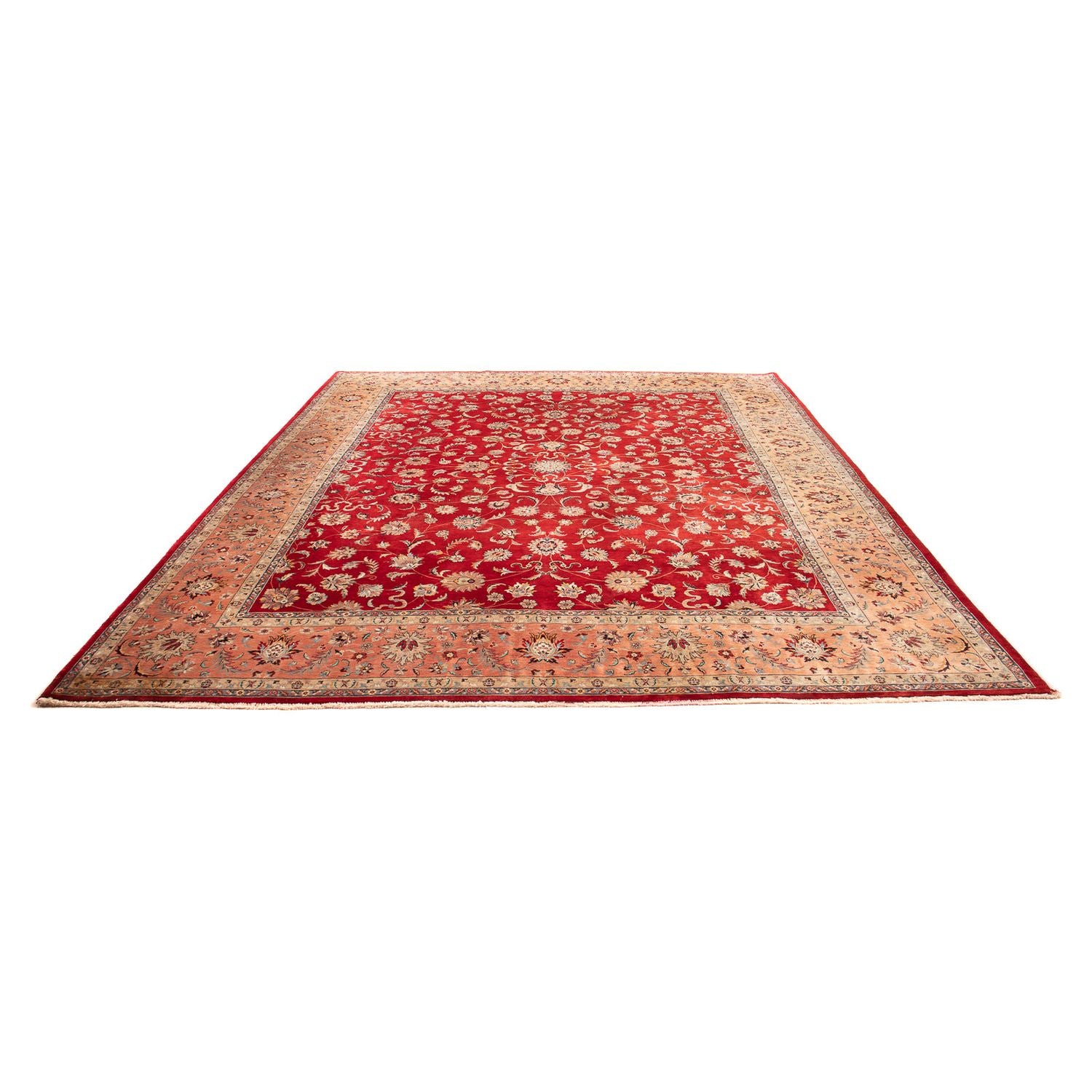 Tappeto orientale - Tabriz - 363 x 280 cm - rosso scuro