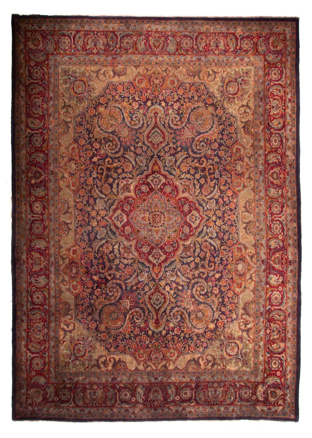 Tappeto Persero - Classico - 383 x 295 cm - rosso scuro