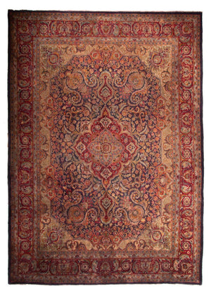Tappeto Persero - Classico - 383 x 295 cm - rosso scuro