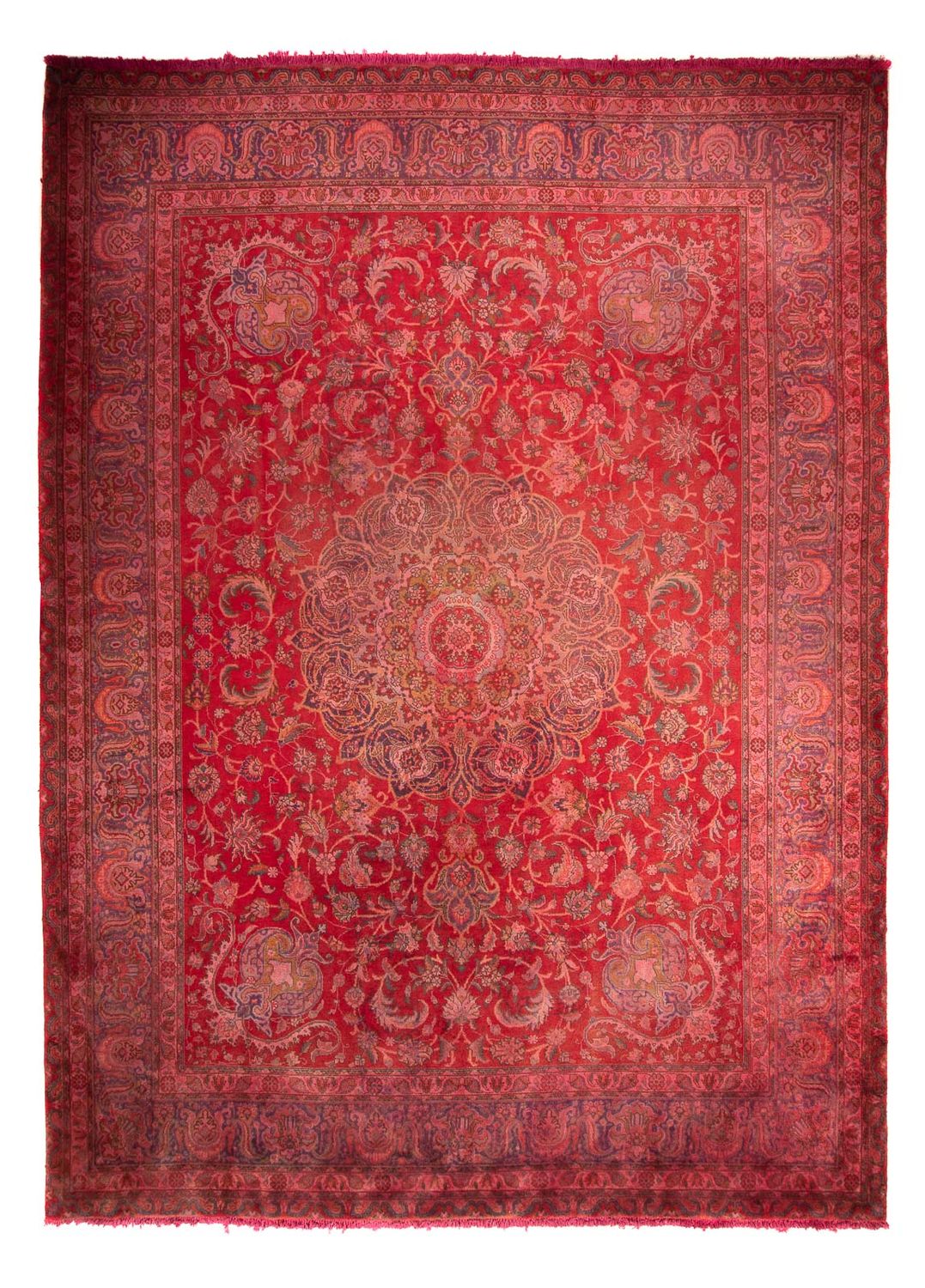 Tappeto Persero - Classico - 399 x 295 cm - rosso scuro