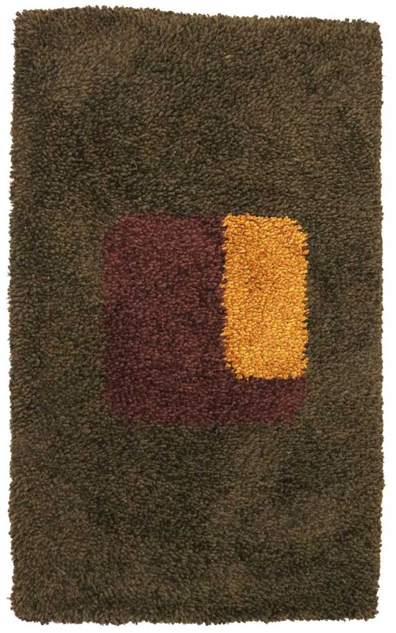 Tappeto a pelo alto - 153 x 96 cm - multicolore