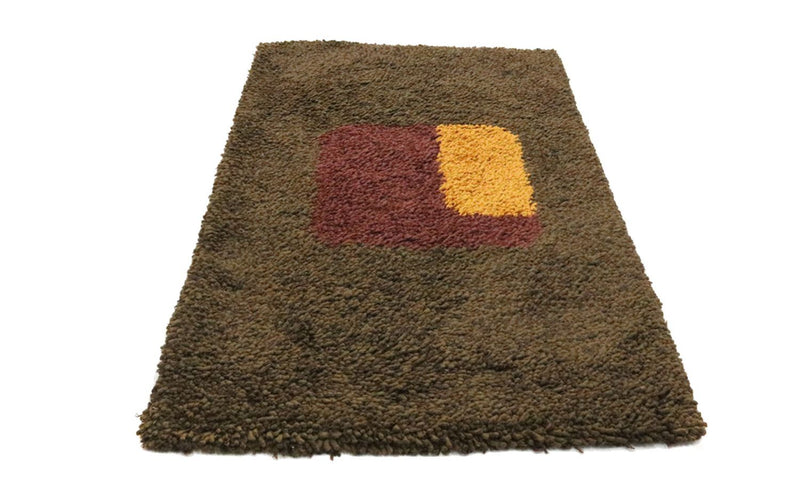 Tappeto a pelo alto - 153 x 96 cm - multicolore