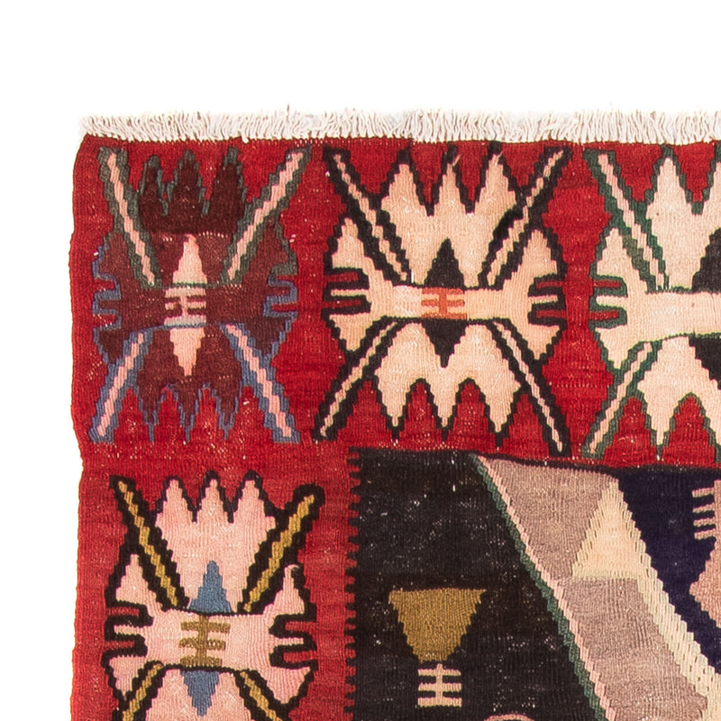 Tappeto corsia Tappeto Kelim - Vecchio - 300 x 150 cm - multicolore