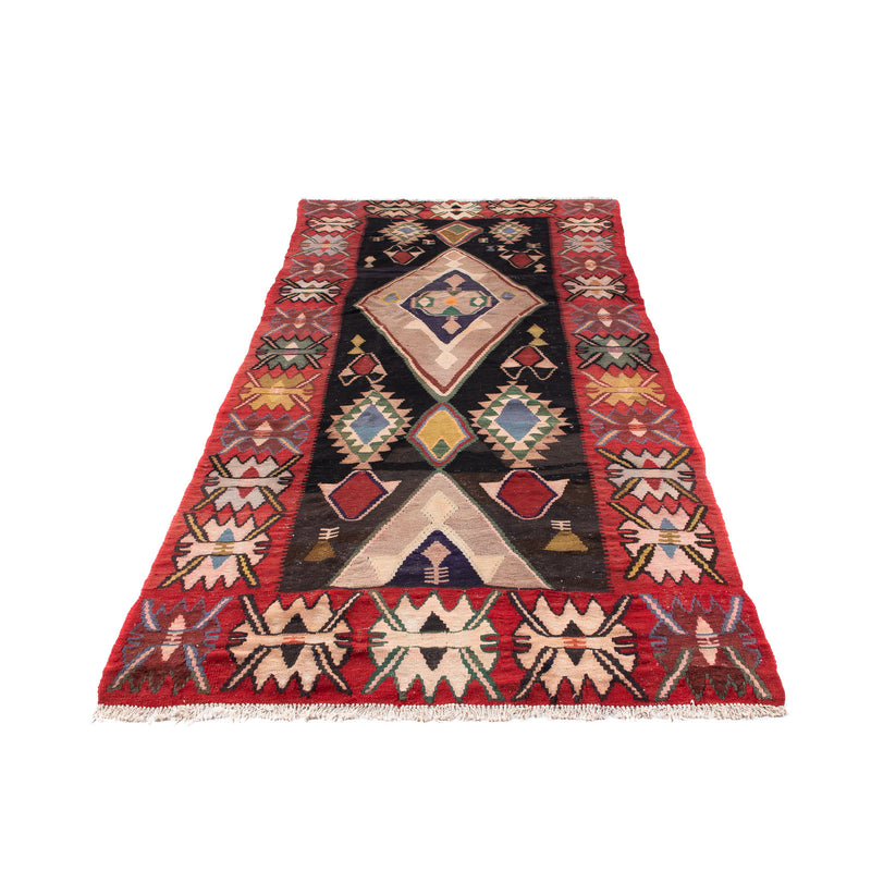 Tappeto corsia Tappeto Kelim - Vecchio - 300 x 150 cm - multicolore