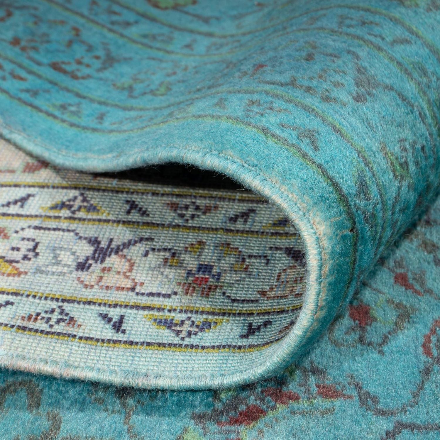 Tappeto Persero - Keshan - 350 x 244 cm - blu