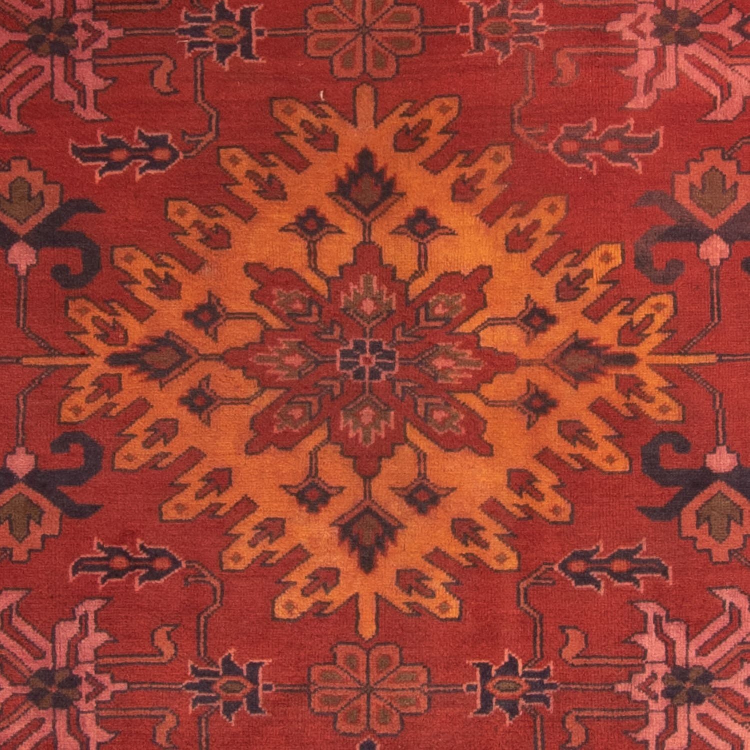 Tappeto afgano - Hatschlu - 313 x 210 cm - rosso scuro