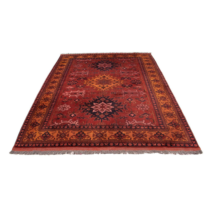 Tappeto afgano - Hatschlu - 313 x 210 cm - rosso scuro