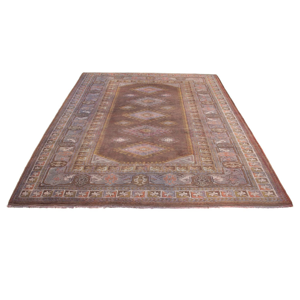 Tappeto Pakistani - 285 x 200 cm - marrone scuro