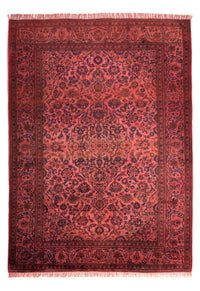 Tappeto Persero - Keshan - 348 x 240 cm - rosso chiaro