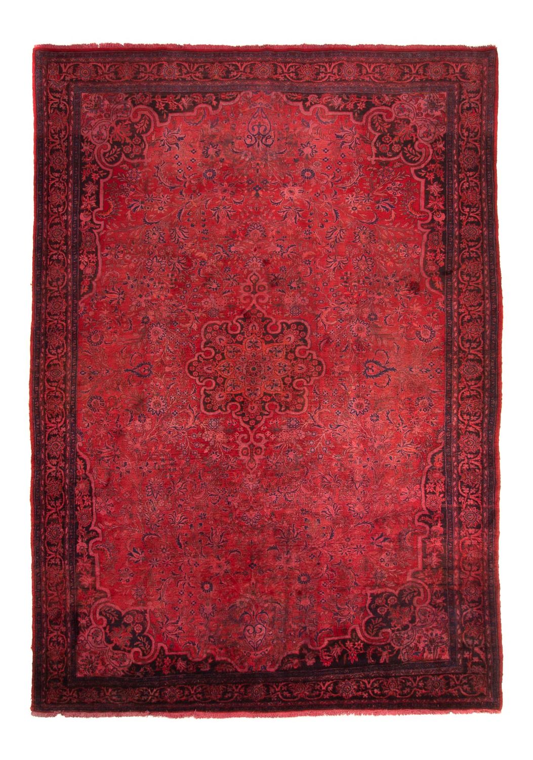 Tappeto Persero - Classico - 335 x 212 cm - rosso scuro