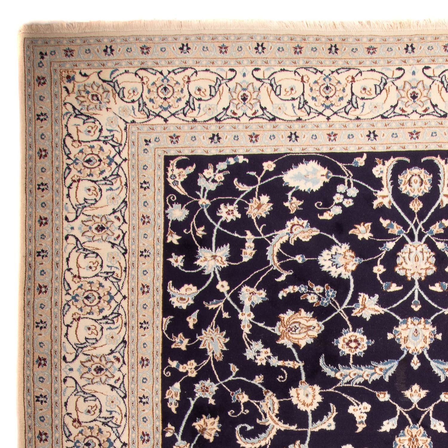 Tappeto Persero - Nain - Reale - 383 x 286 cm - blu scuro