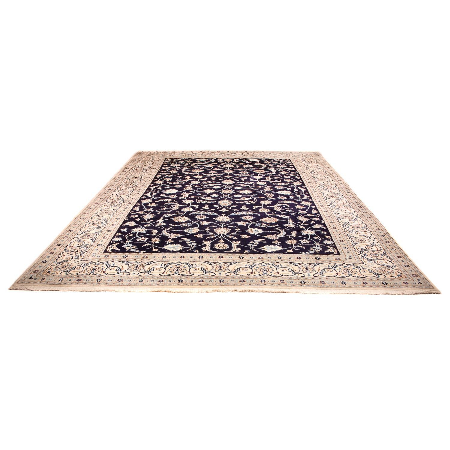 Tappeto Persero - Nain - Reale - 383 x 286 cm - blu scuro