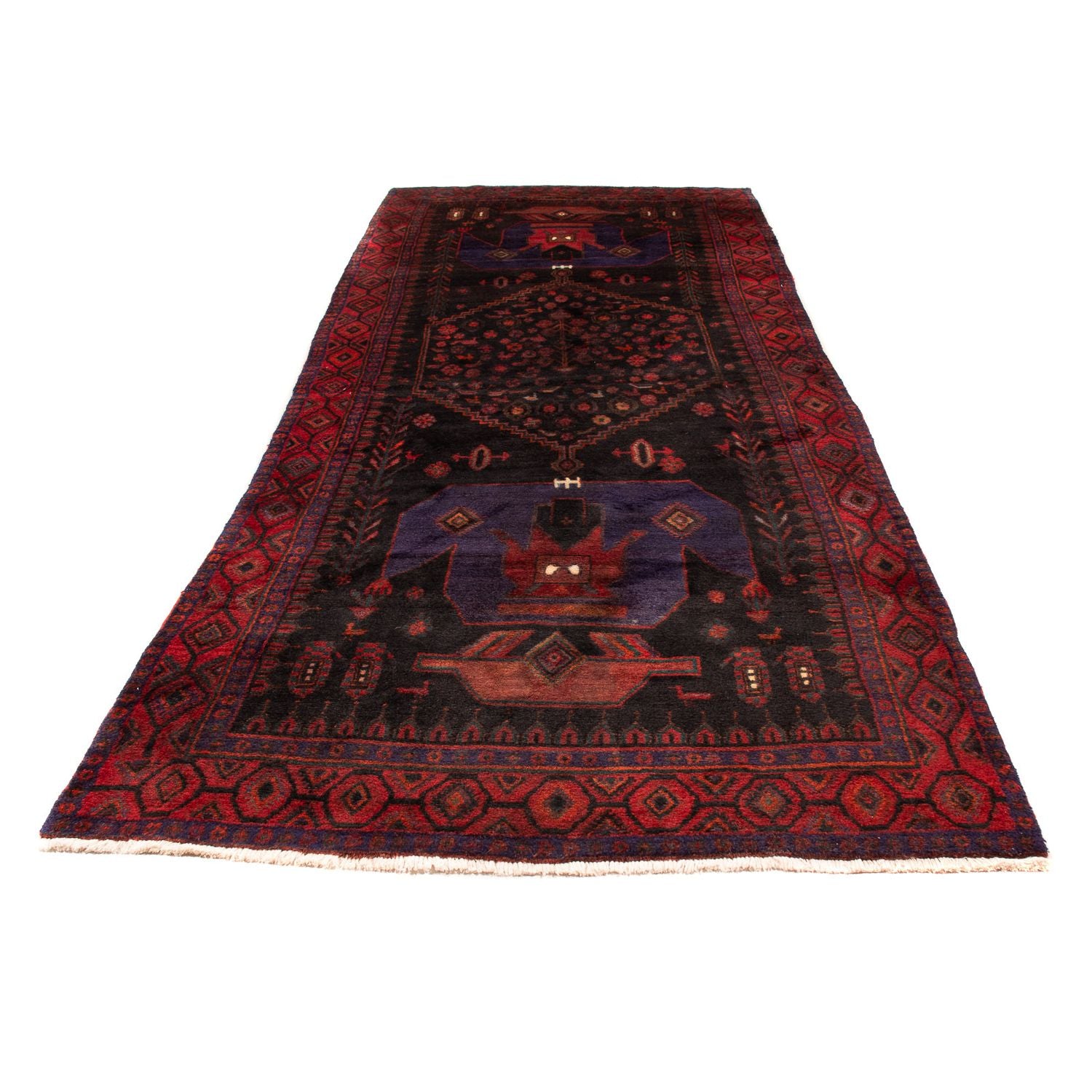 Tappeto corsia Tappeto Persero - Nomade - 380 x 146 cm - blu scuro