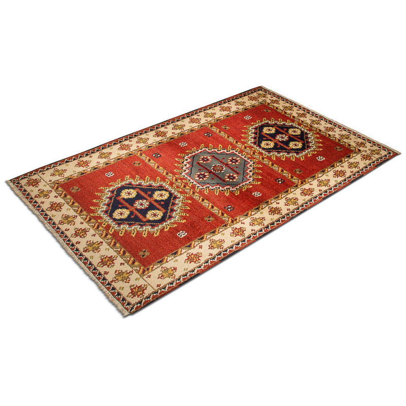 Tappeto orientale - 153 x 93 cm - rosso