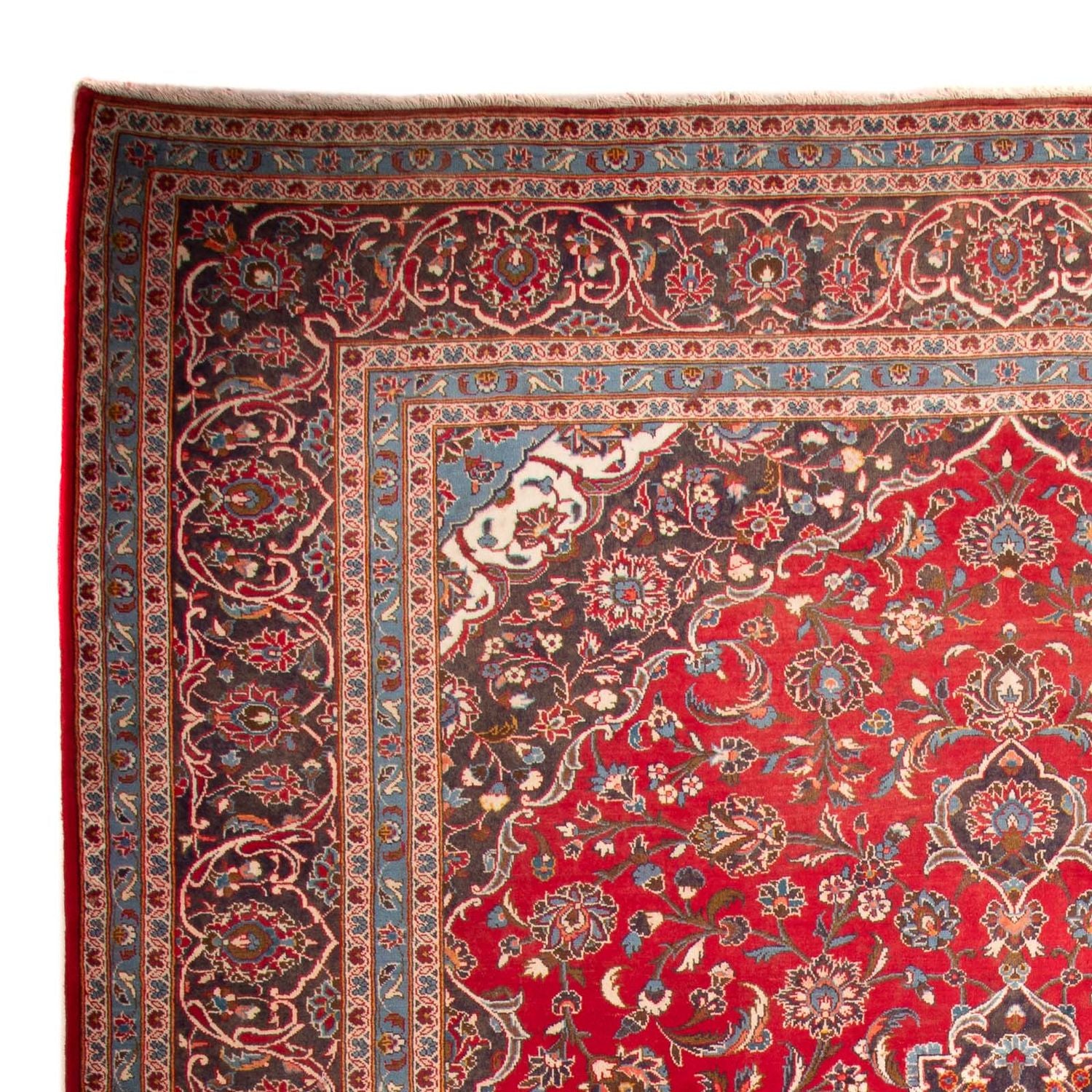 Tappeto Persero - Keshan - 401 x 291 cm - rosso