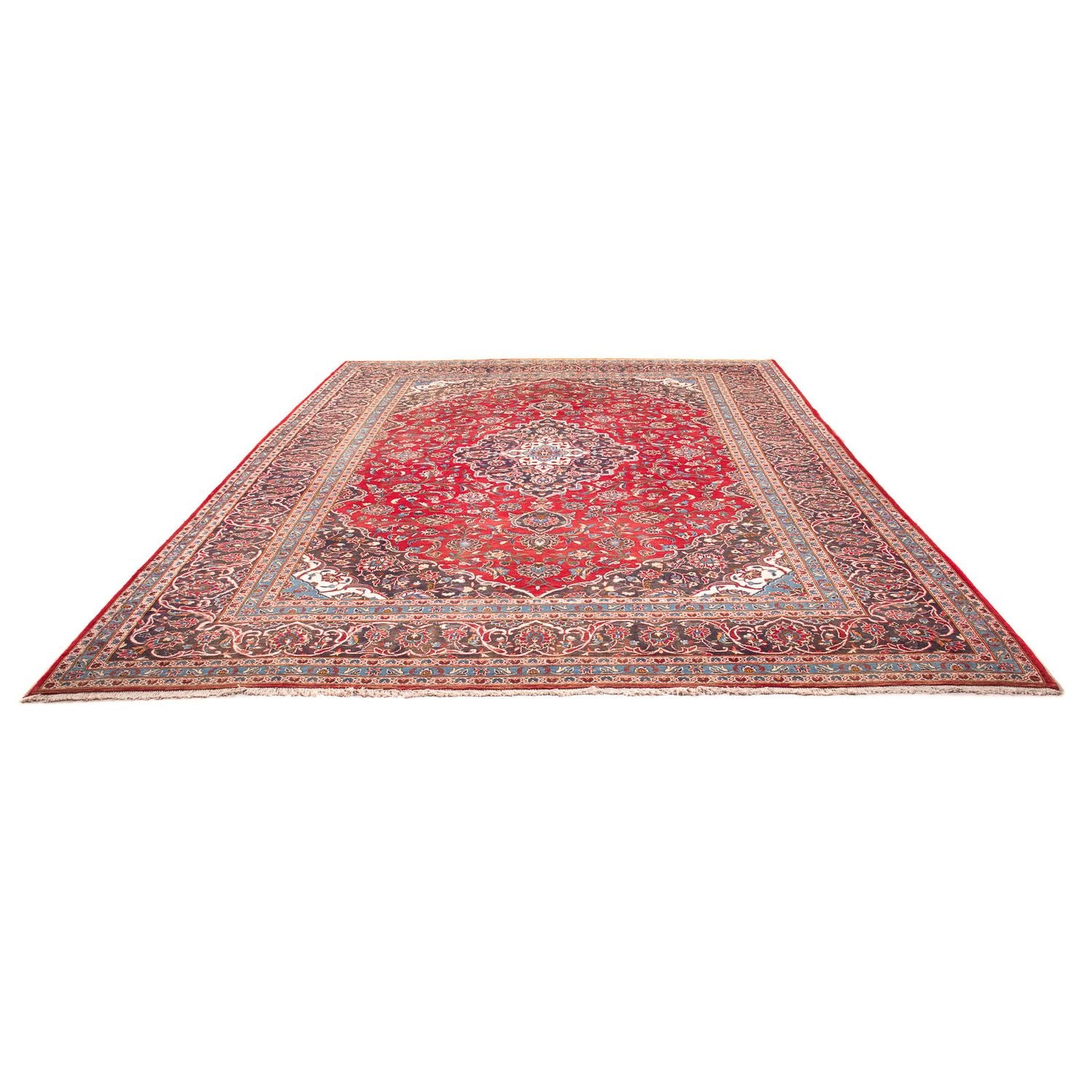 Tappeto Persero - Keshan - 401 x 291 cm - rosso