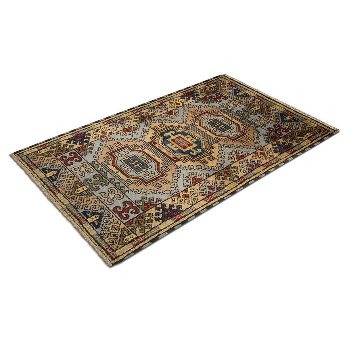Tappeto orientale - 151 x 92 cm - blu chiaro