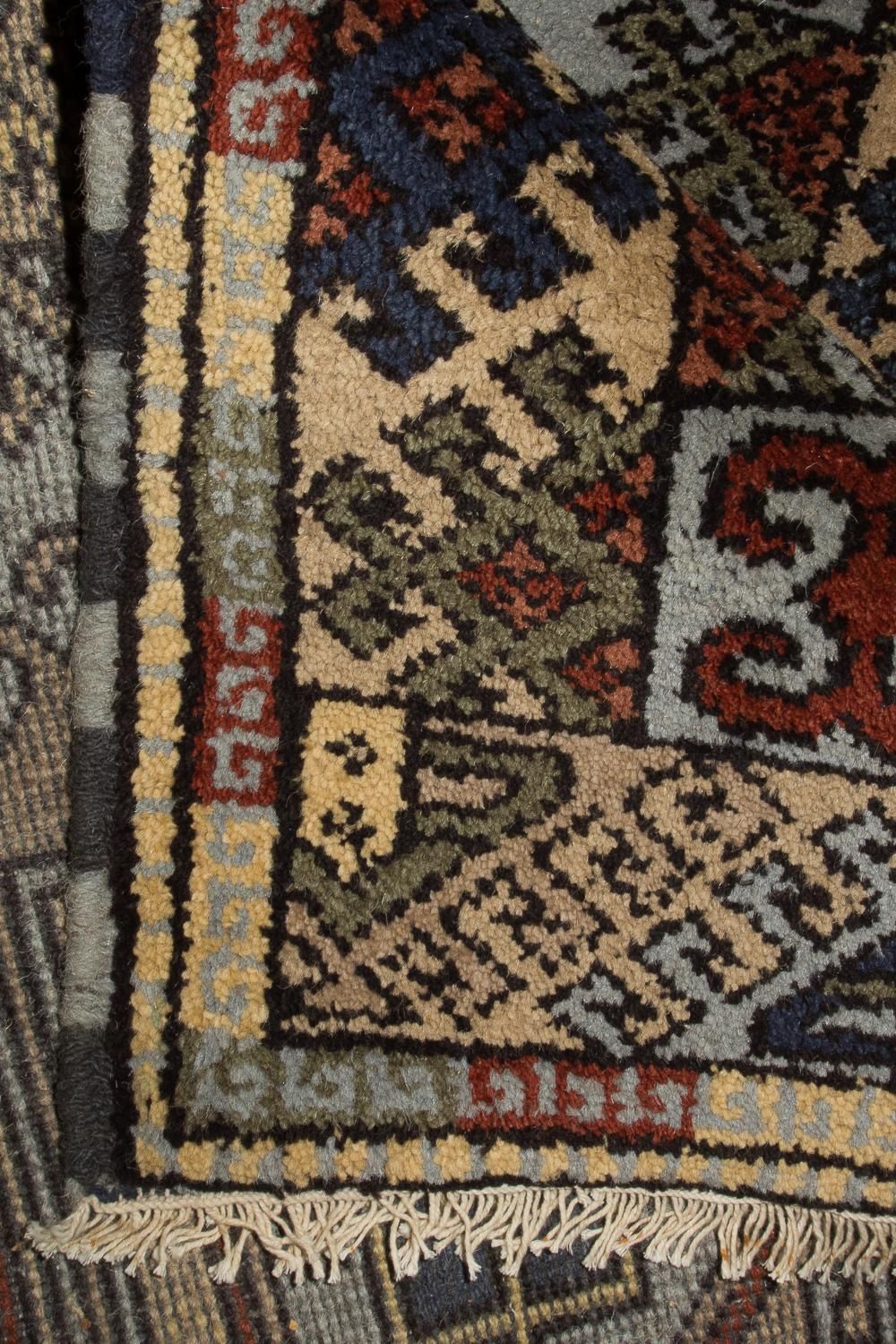 Tappeto orientale - 151 x 92 cm - blu chiaro