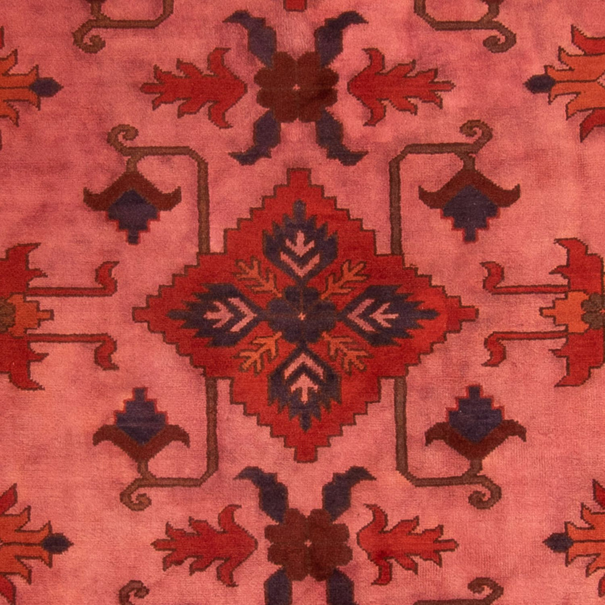 Tappeto afgano - Hatschlu - 396 x 306 cm - rosso scuro