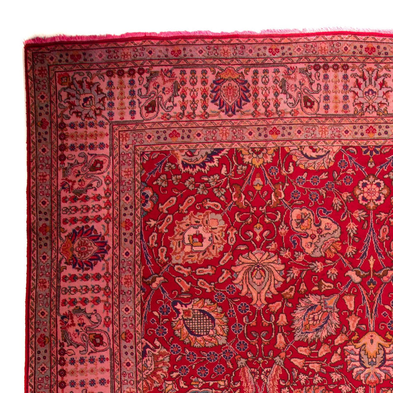 Tappeto Persero - Tabriz - 380 x 300 cm - rosso scuro