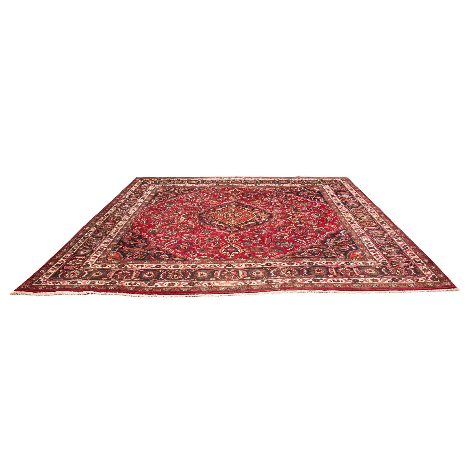 Tappeto Persero - Classico quadrato  - 320 x 300 cm - rosso scuro