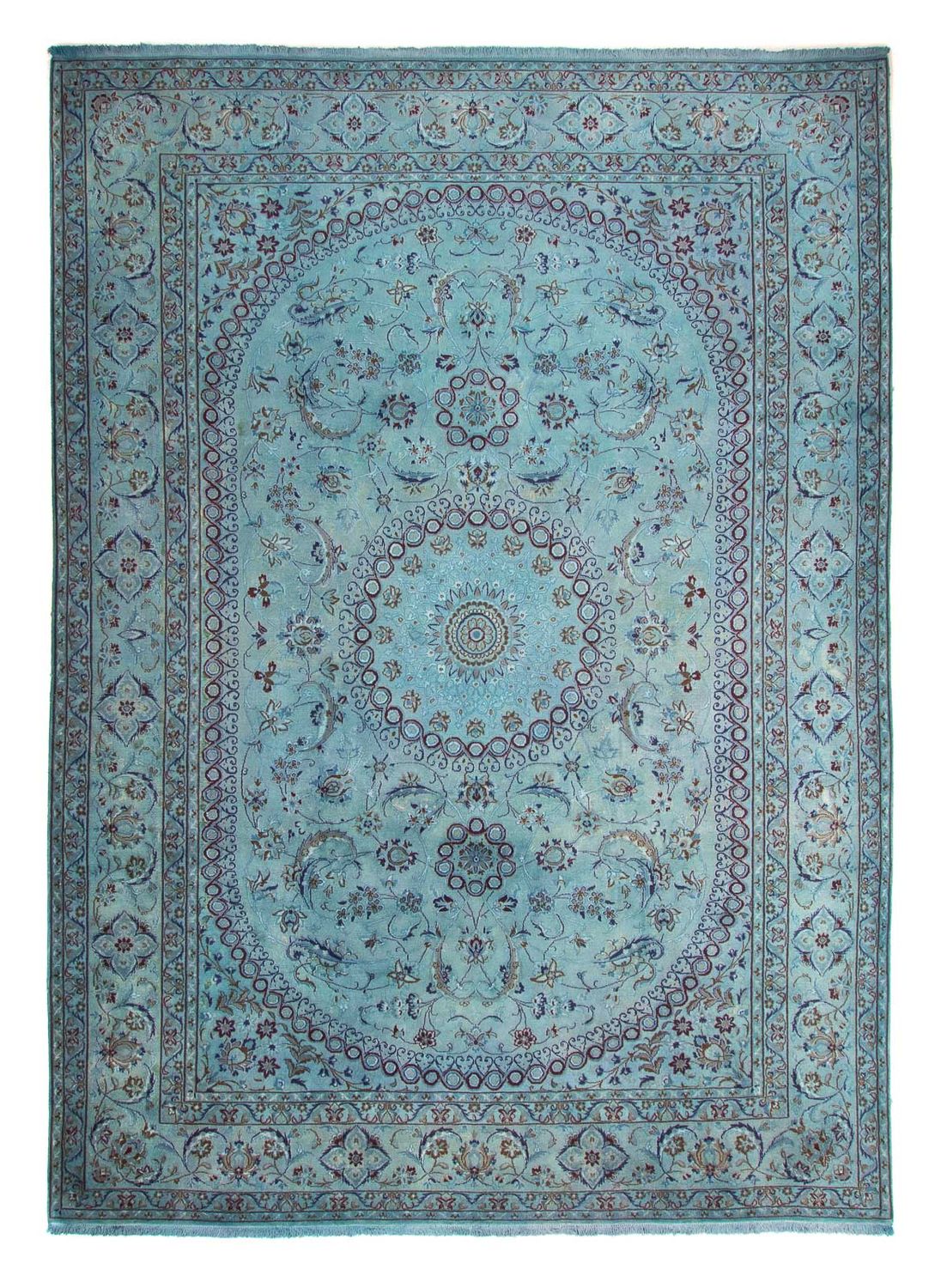 Tappeto Persero - Nain - Reale - 350 x 250 cm - blu chiaro