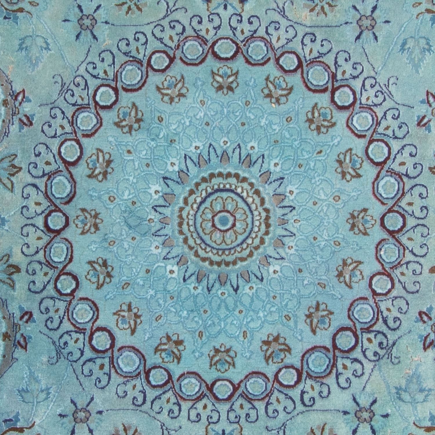 Tappeto Persero - Nain - Reale - 350 x 250 cm - blu chiaro