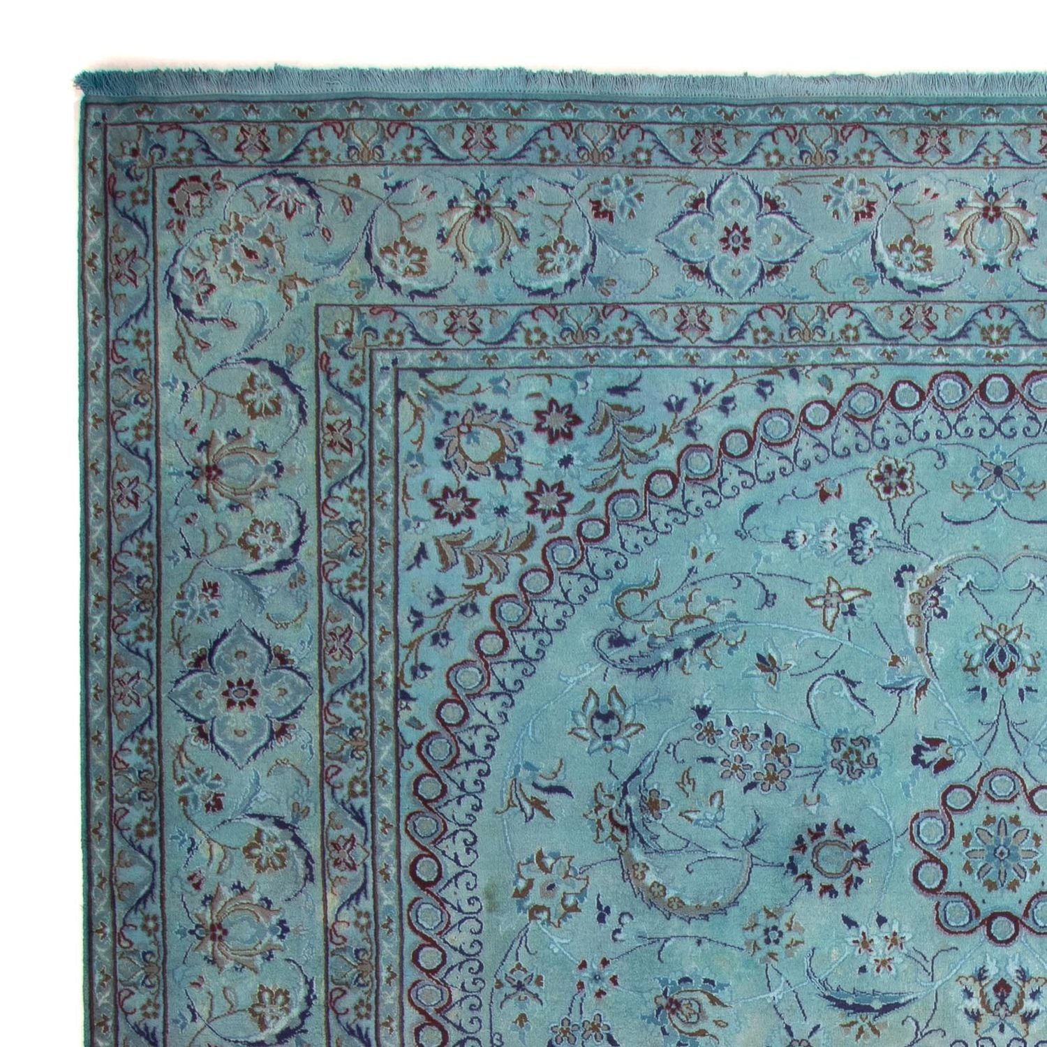 Tappeto Persero - Nain - Reale - 350 x 250 cm - blu chiaro