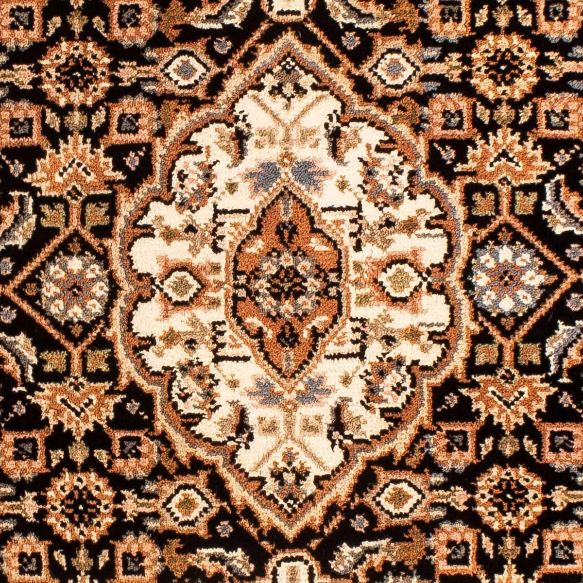 Tappeto orientale - Bidjar - Indo rotondo  - 93 x 93 cm - blu scuro