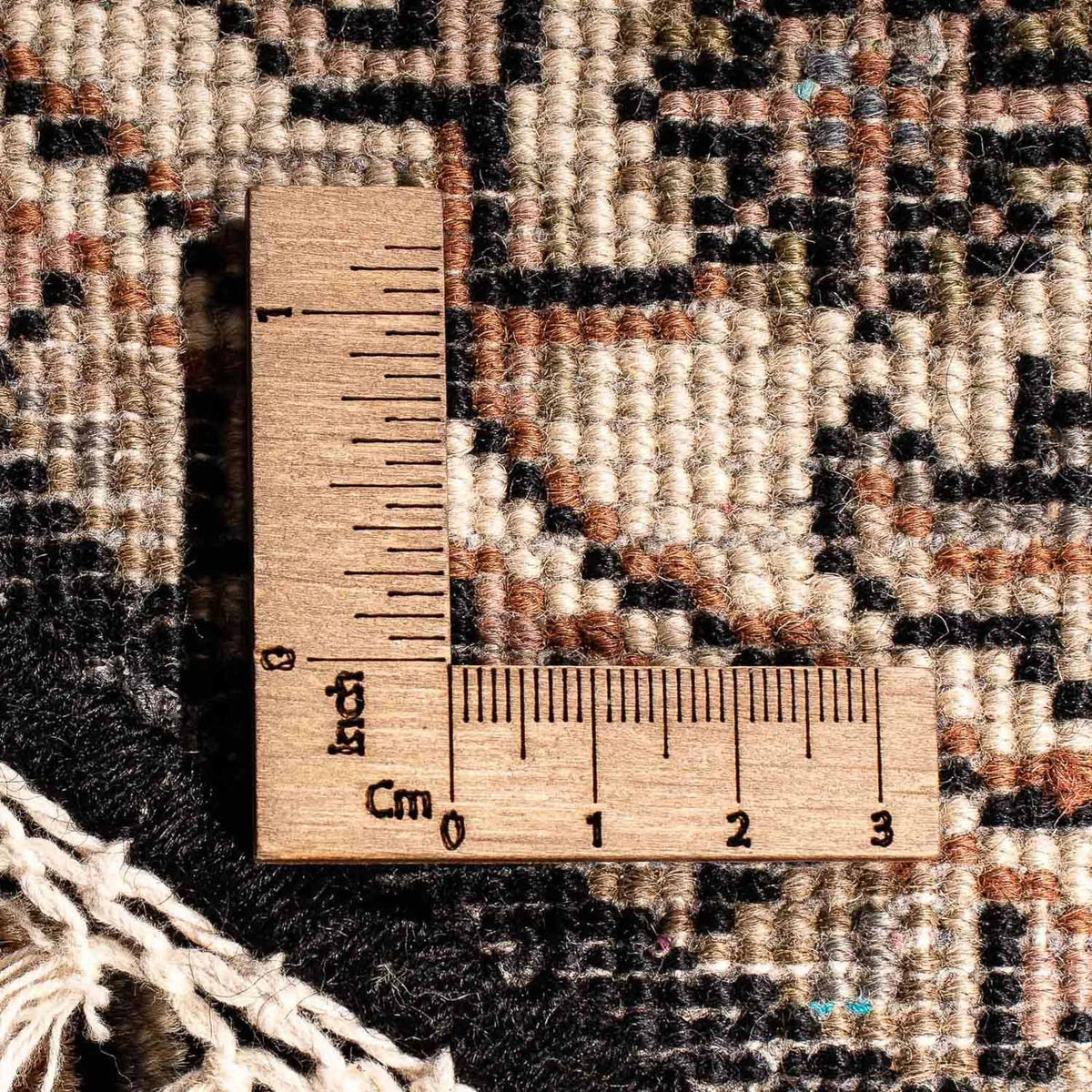 Tappeto orientale - Bidjar - Indo rotondo  - 93 x 93 cm - blu scuro