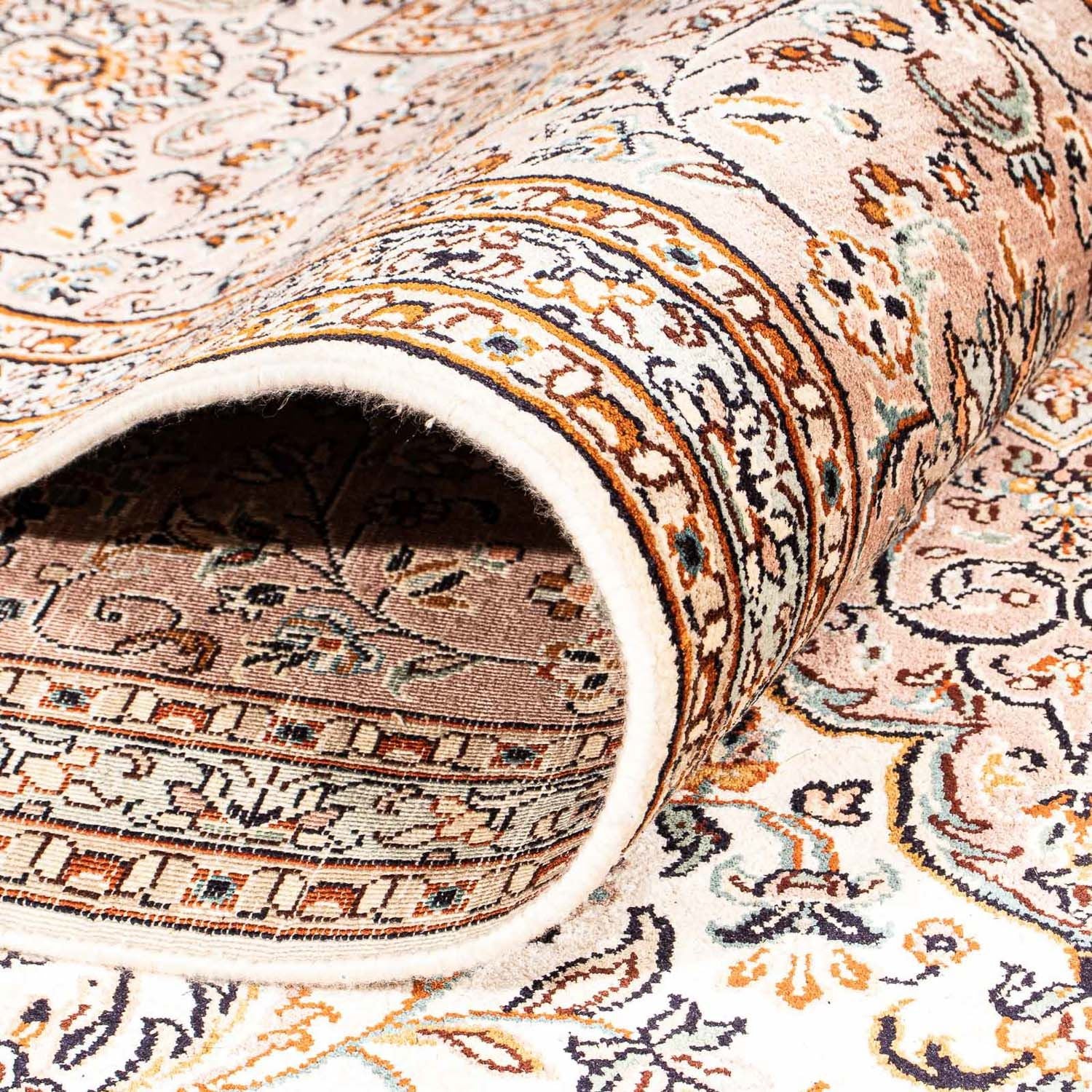 Tappeto di seta - Seta del Kashmir - 307 x 243 cm - beige