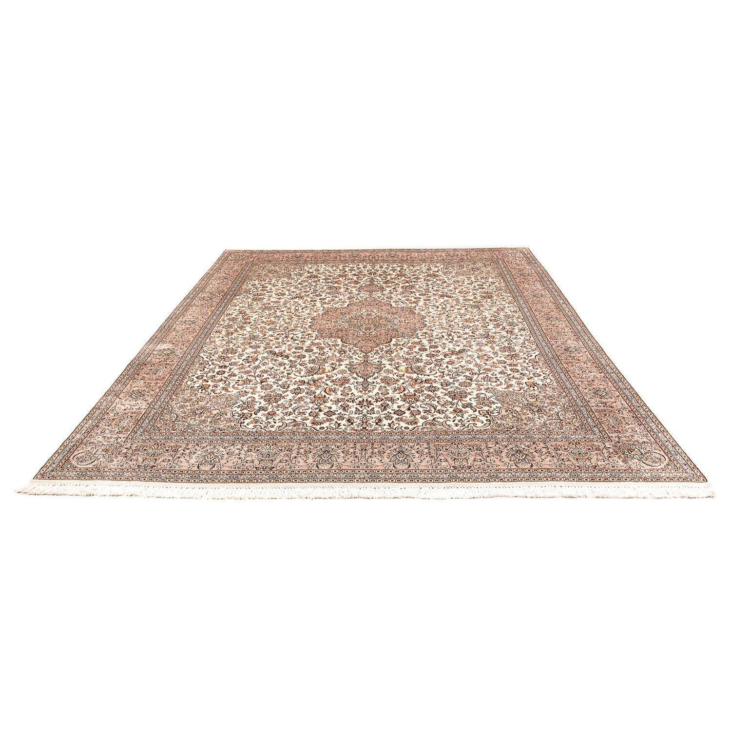 Tappeto di seta - Seta del Kashmir - 307 x 243 cm - beige
