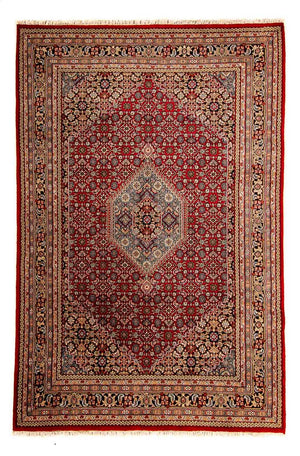 Tappeto orientale - Bidjar - Indo - 305 x 199 cm - rosso