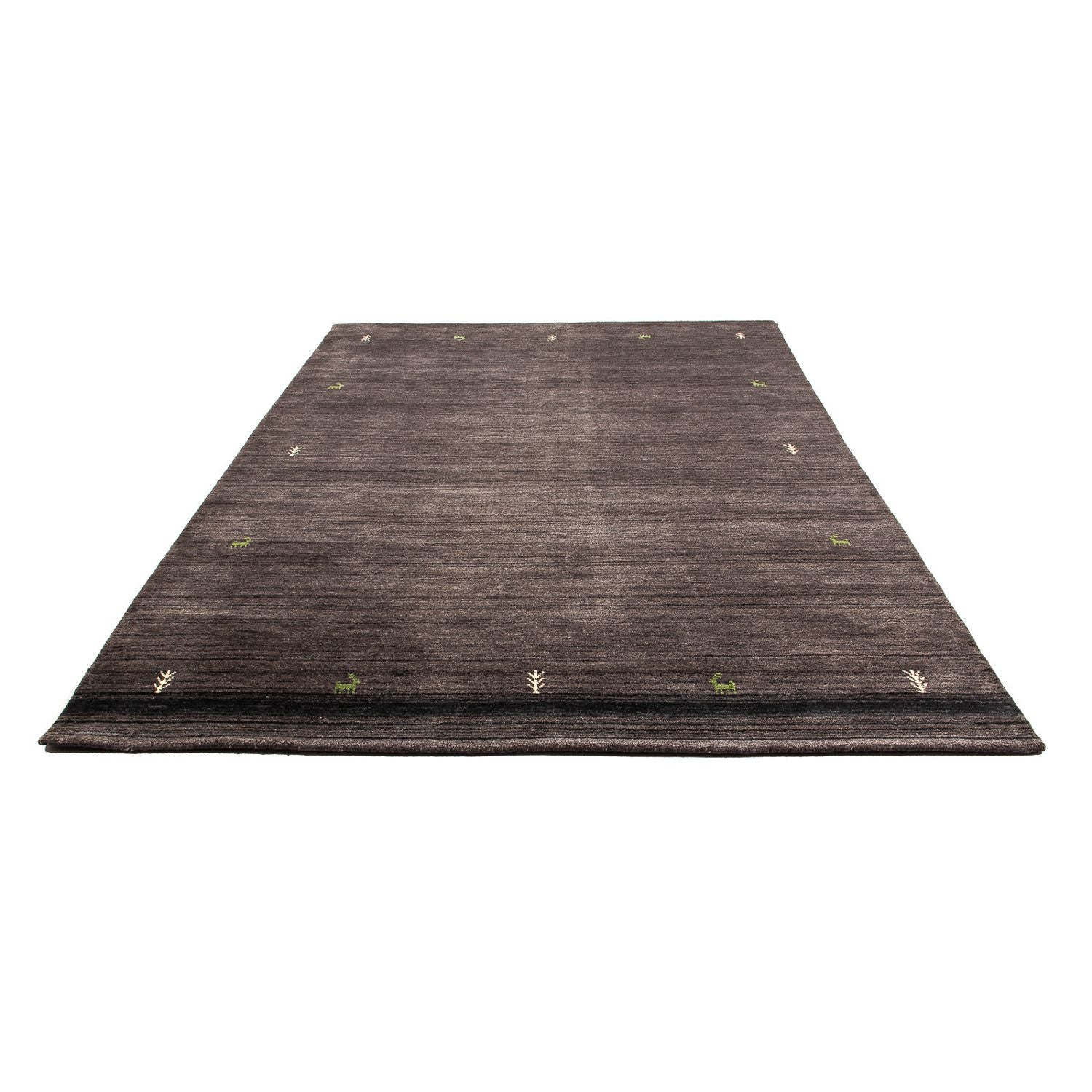 Tappeto Gabbeh - Indus - 295 x 203 cm - marrone scuro
