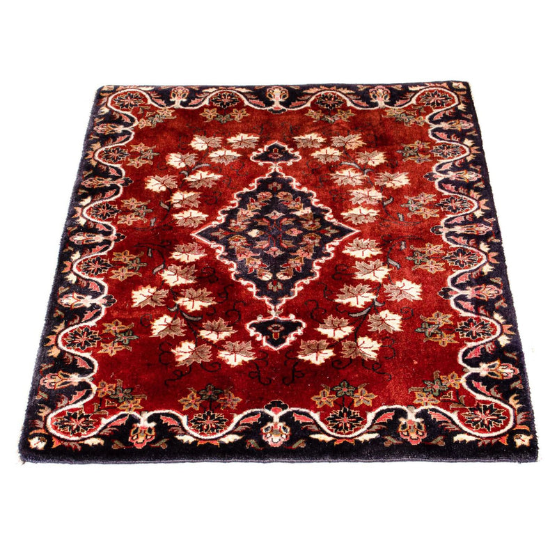 Tappeto Persero - Keshan quadrato  - 97 x 77 cm - rosso