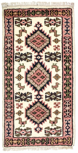 Tappeto orientale - 140 x 70 cm - beige