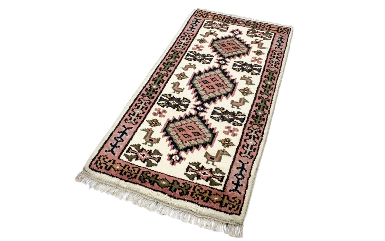 Tappeto orientale - 140 x 70 cm - beige