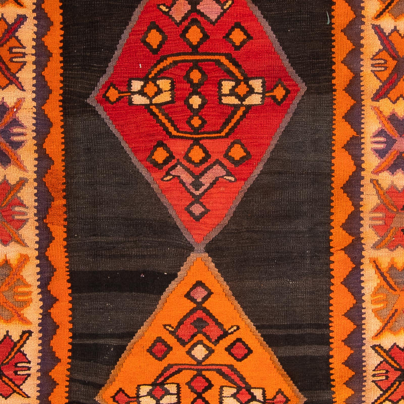 Tappeto corsia Tappeto Kelim - Vecchio - 380 x 150 cm - multicolore