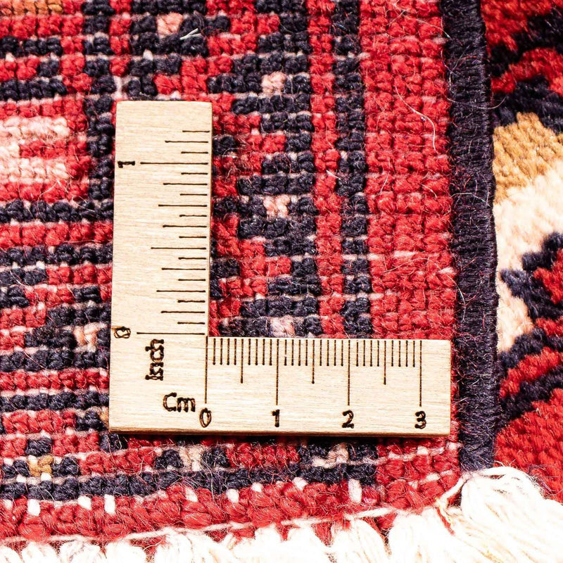 Tappeto Turkaman - 88 x 67 cm - rosso scuro