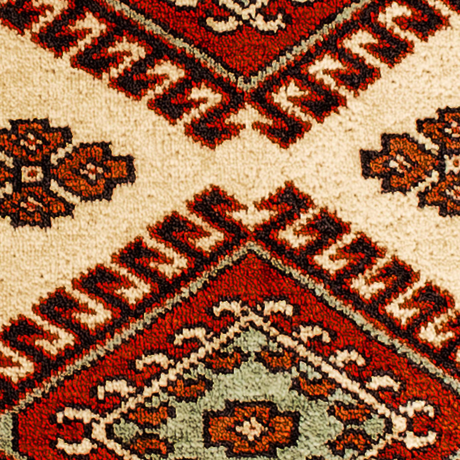 Tappeto Turkaman - 94 x 67 cm - beige