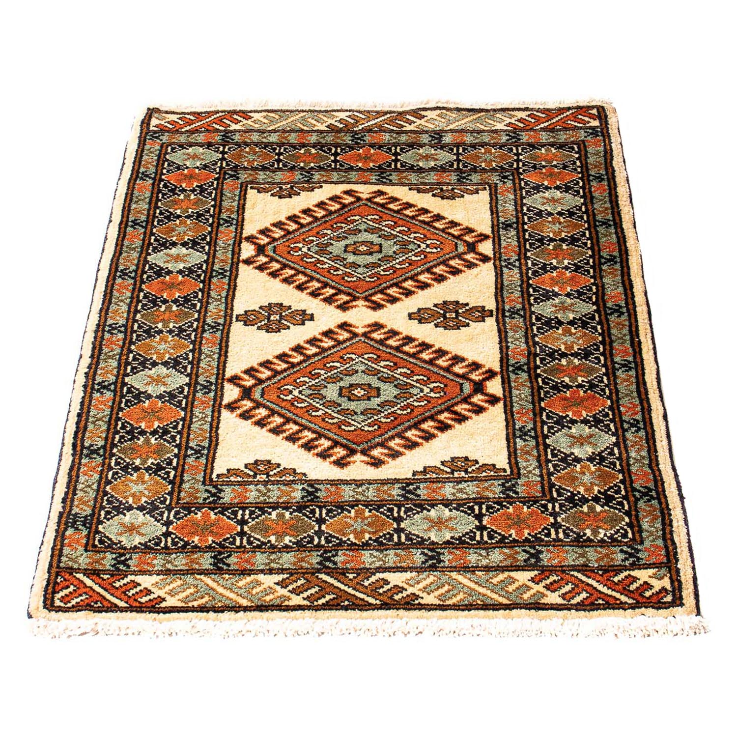 Tappeto Turkaman - 94 x 67 cm - beige