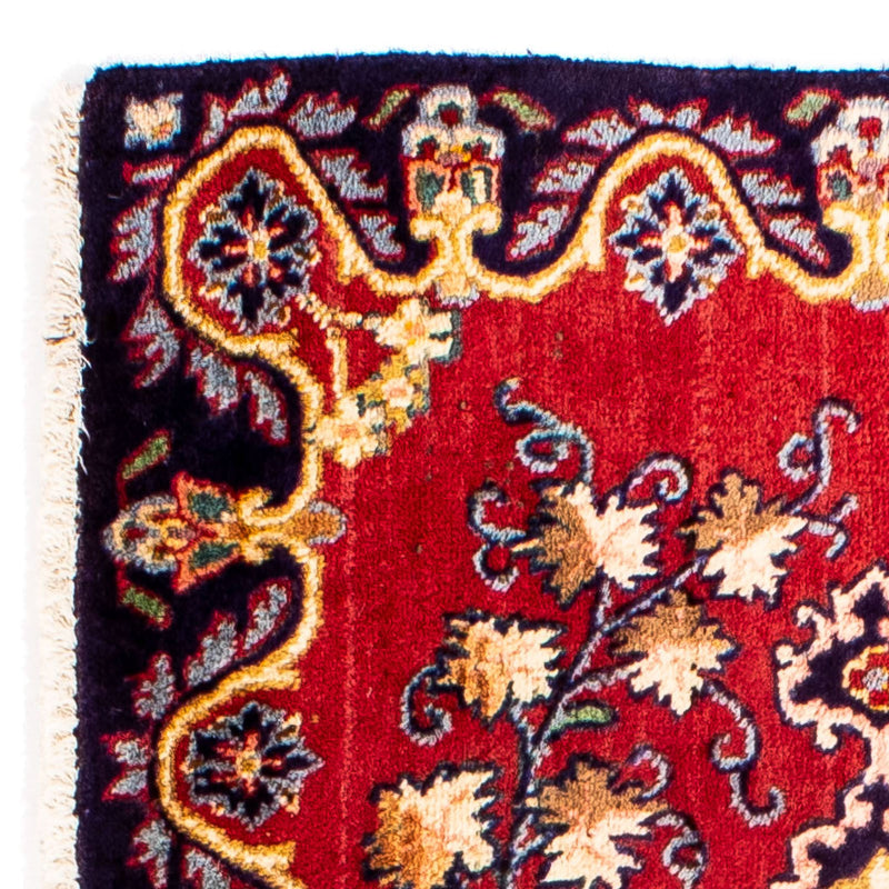 Tappeto Persero - Keshan - 88 x 62 cm - rosso scuro