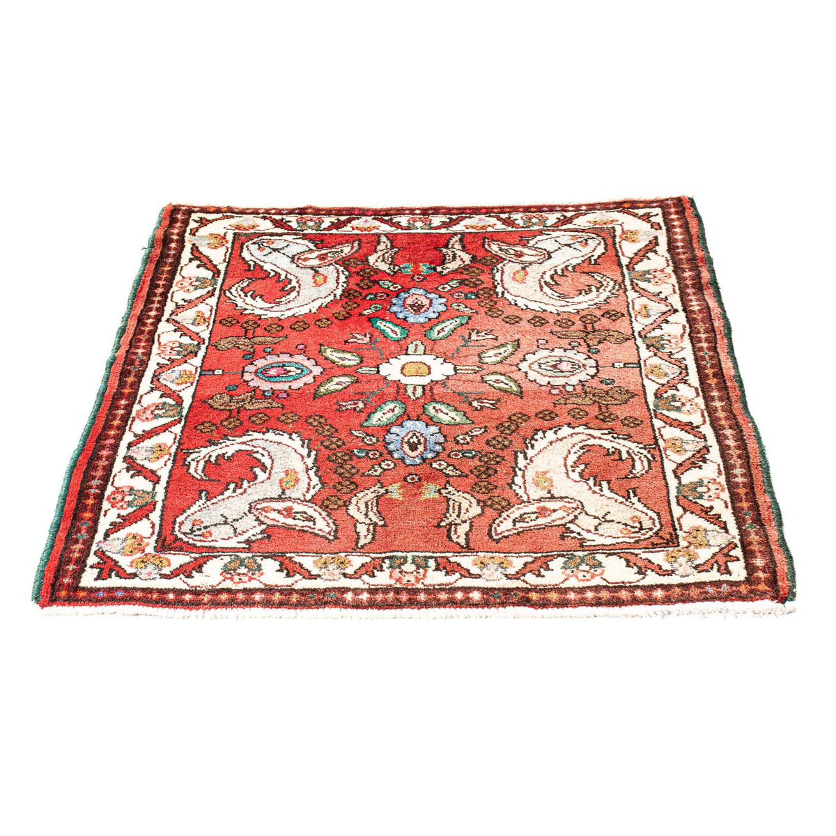 Tappeto Persero - Classico quadrato  - 81 x 75 cm - rosso