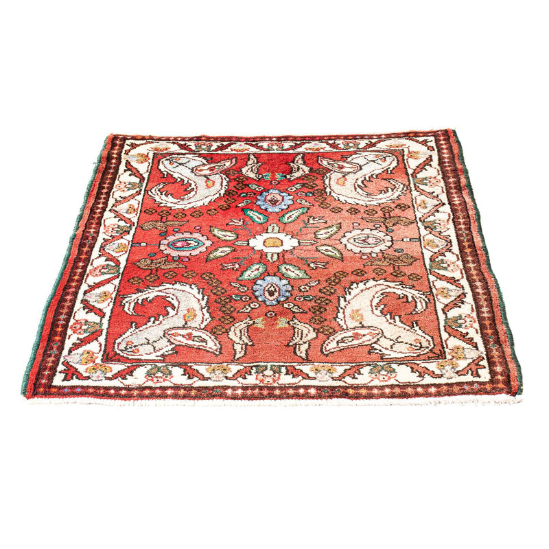 Tappeto Persero - Classico quadrato  - 81 x 75 cm - rosso
