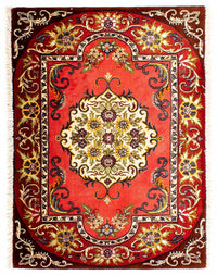 Tappeto Persero - Keshan - 96 x 68 cm - rosso