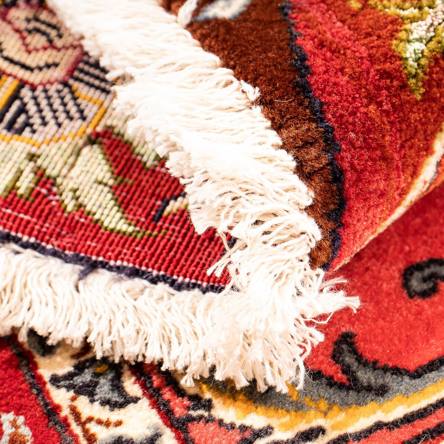 Tappeto Persero - Keshan - 96 x 68 cm - rosso